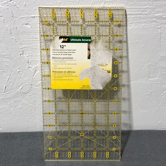 Omnigrid Quilter's Ruler 6"X12" 1988 Item 12 - Picture 1 of 7